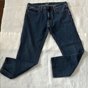 Lands End Classic Blue Straight-Leg Jeans with Regular Fit